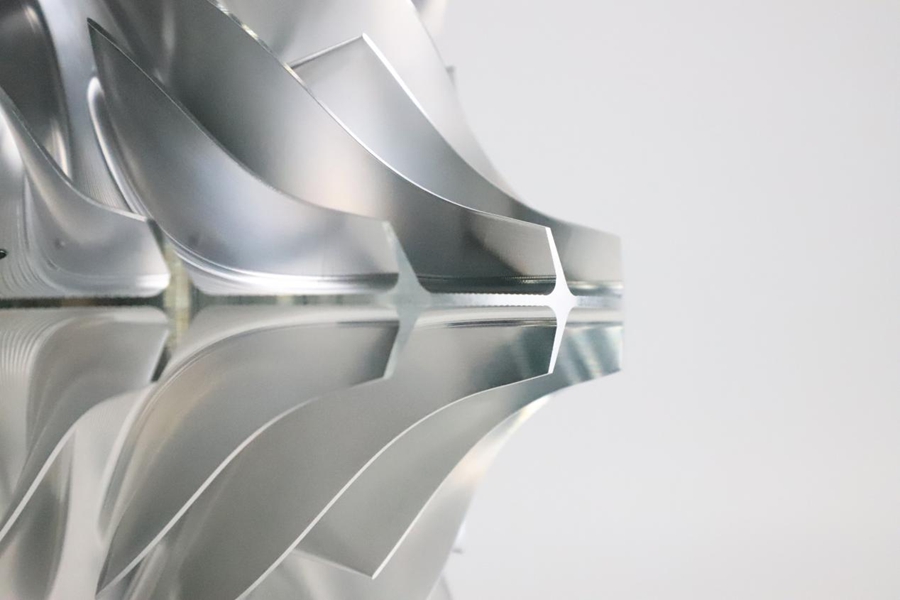 Aluminum Impeller By GD-HUB'S 5 Axis Machine