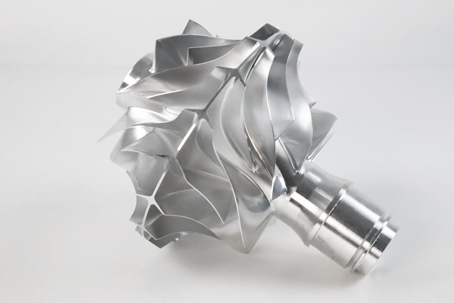 Aluminum Impeller By GD-HUB'S 5 Axis Machine