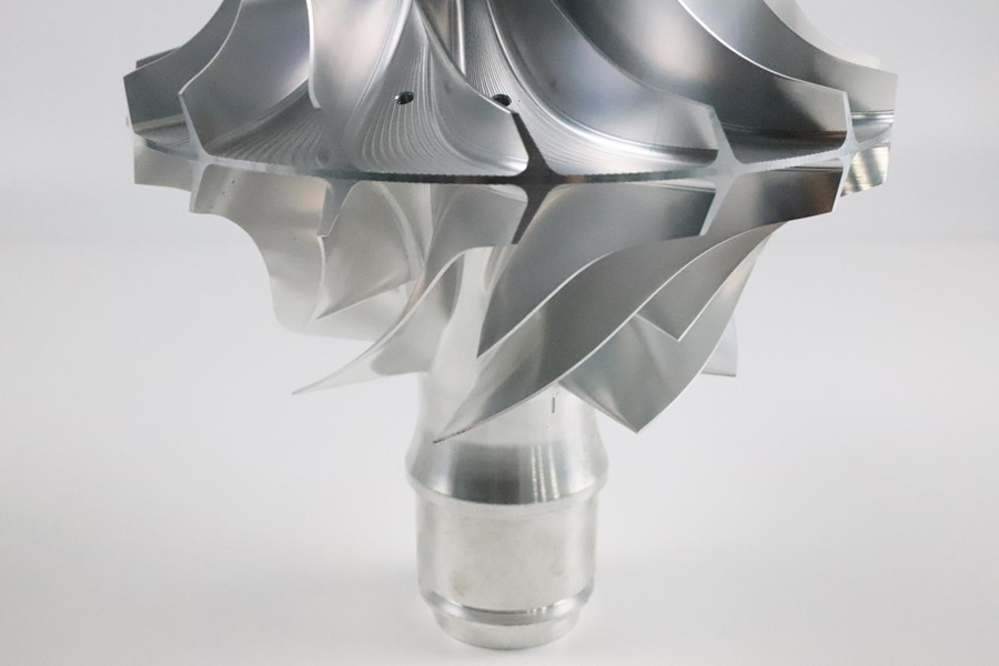 Aluminum Impeller By GD-HUB'S 5 Axis Machine