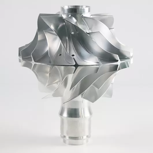 Aluminum Impeller By GD-HUB’S 5 Axis Machine